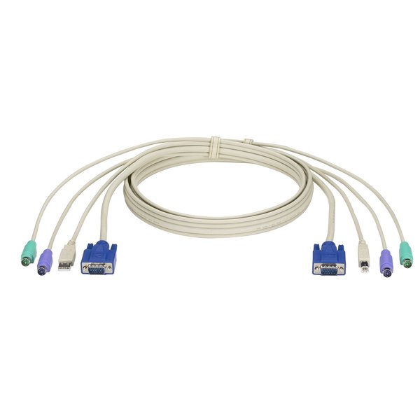Black Box This Kvm Cpu Cable Can Be Used To Connect A Vga And Ps/2 Or Usb EHN7001213UVP-0009